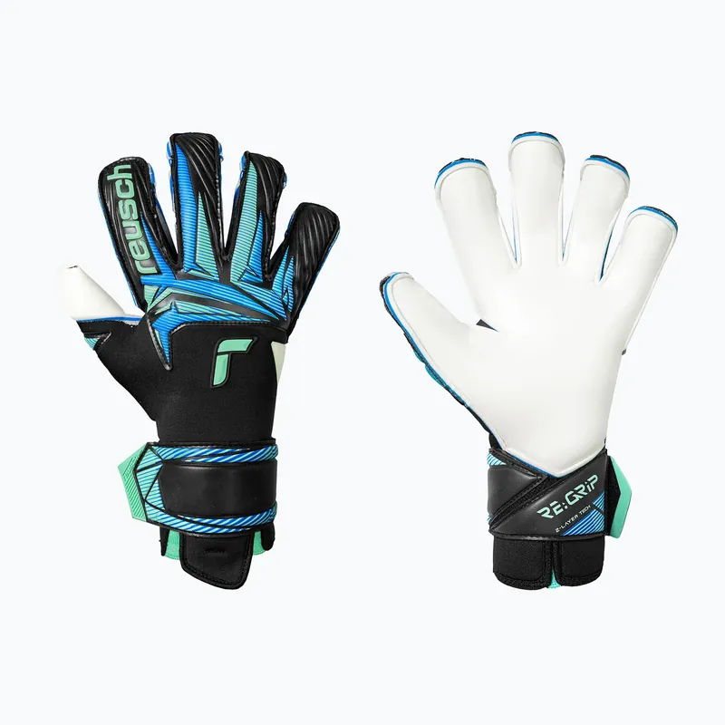 Brankářské rukavice Reusch Attrakt RE GRIP Evolution black/ocean light Originální