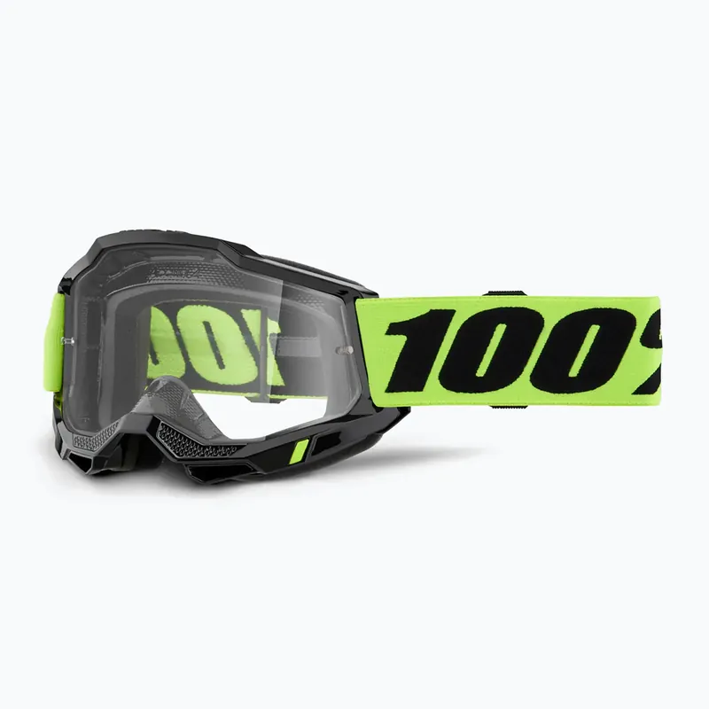 Rychlé Dodání Cyklistické brýle 100% Accuri 2 OTG neon yellow/clear