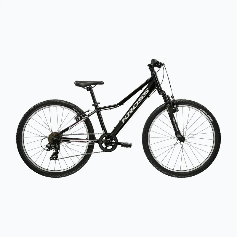 Hit Sezóny Dětské kolo KROSS Lea Jr 1.0 In black/silver/gloss