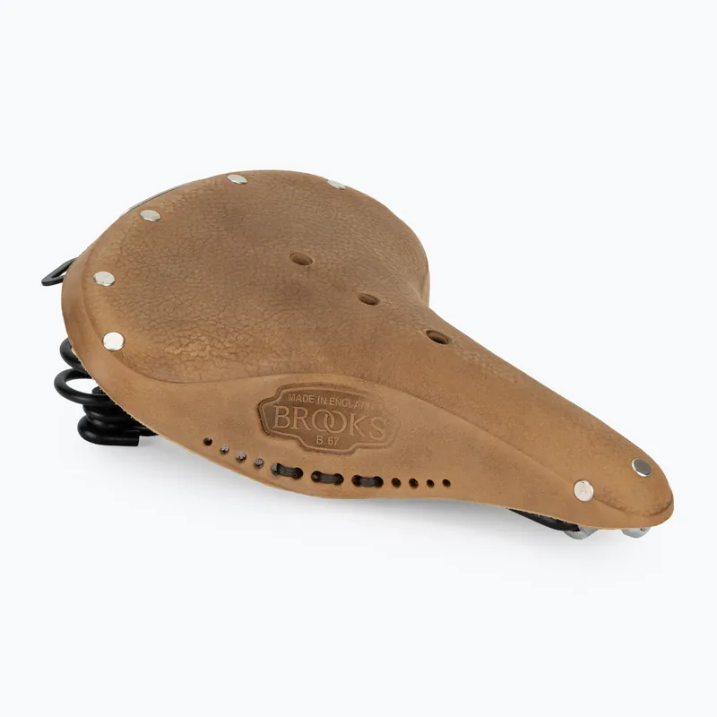 Top Prodej Cyklistické sedlo Brooks England B67 Softened dark tan