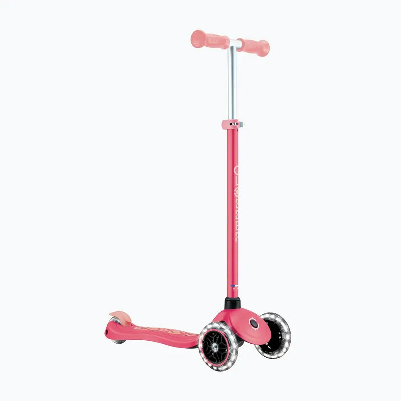 Top Prodej Dětská tříkolová koloběžka Globber Primo Plus Glow Lights coral pink