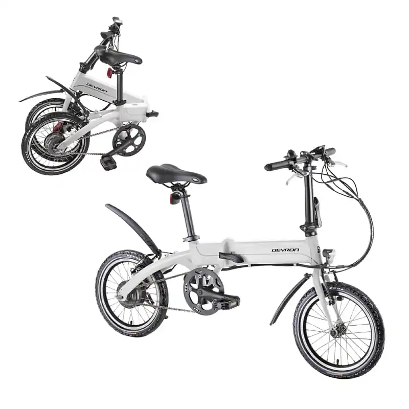 Zlevněný Skládací elektrokolo Devron 16201 16" 4.0