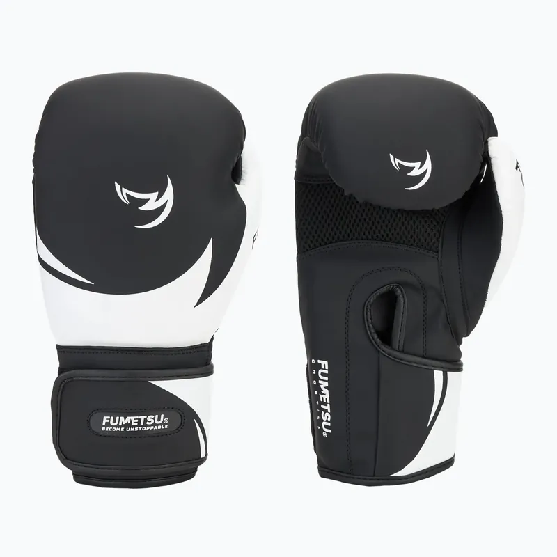 Boxerské rukavice FUMETSU Ghost S3 Boxing black/ white Finální Výprodej