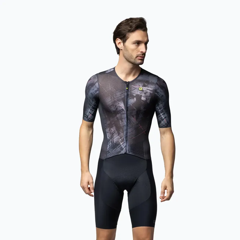 Akční Nabídka Pánská cyklistická kombinéza Alé Mirror black