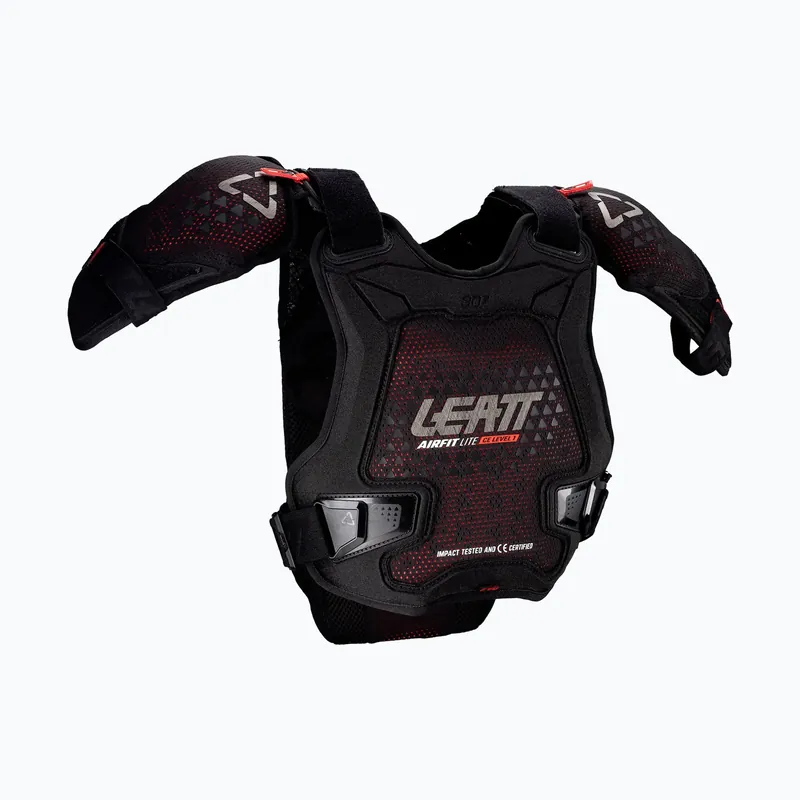 Dětský cyklistický zvonek Leatt Chest Protector 3DF AirFit Evo Pro black Nová Kolekce