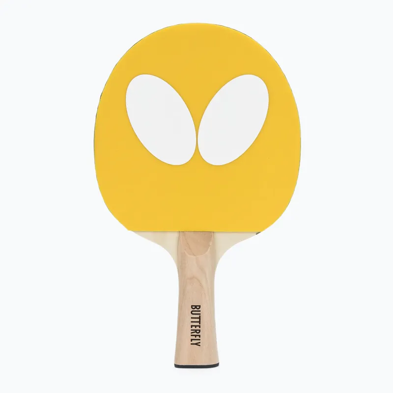 Finální Výprodej Pálka na stolní tenis Butterfly Logo yellow Novinka