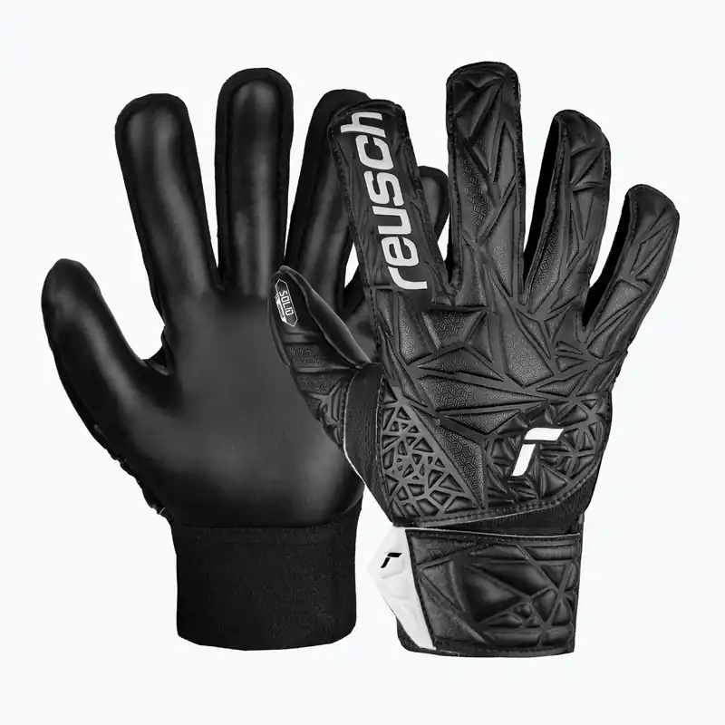 Speciální Cena Reusch Attrakt Starter Solid Finger Support Juniorské brankářské rukavice černé