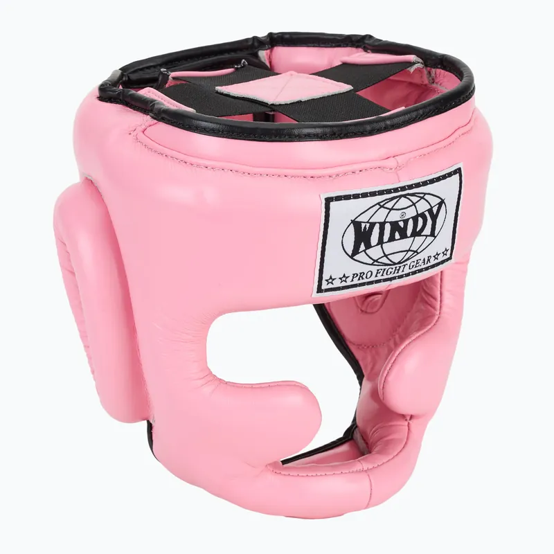 Boxerská helma WINDY Genuine Leather pink Koupit Online