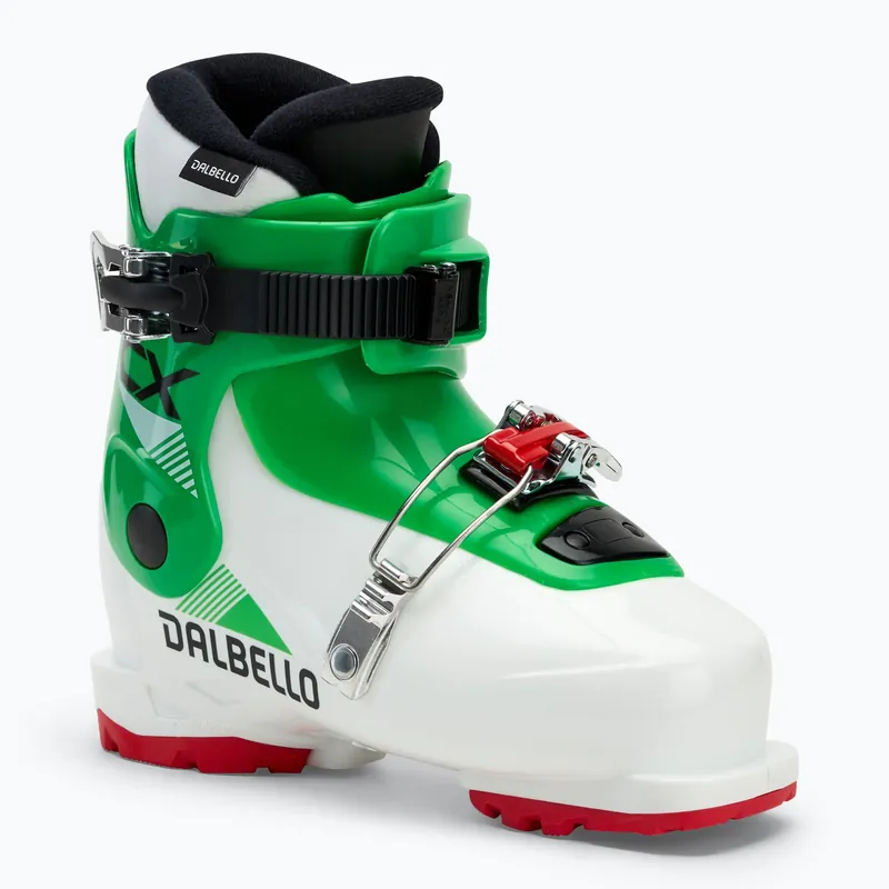 Dětské lyžařské boty Dalbello CX 2.0 Cabrio GW white/green race Nakupujte Hned