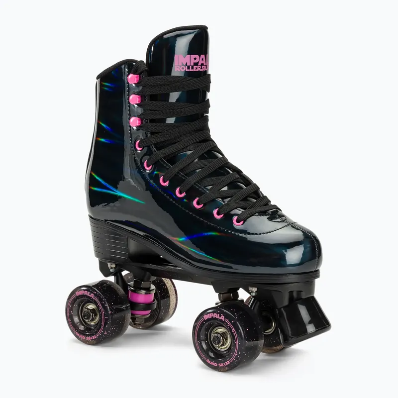 Dámské kolečkové brusle IMPALA Quad Skate black holographic Objednat Nyní