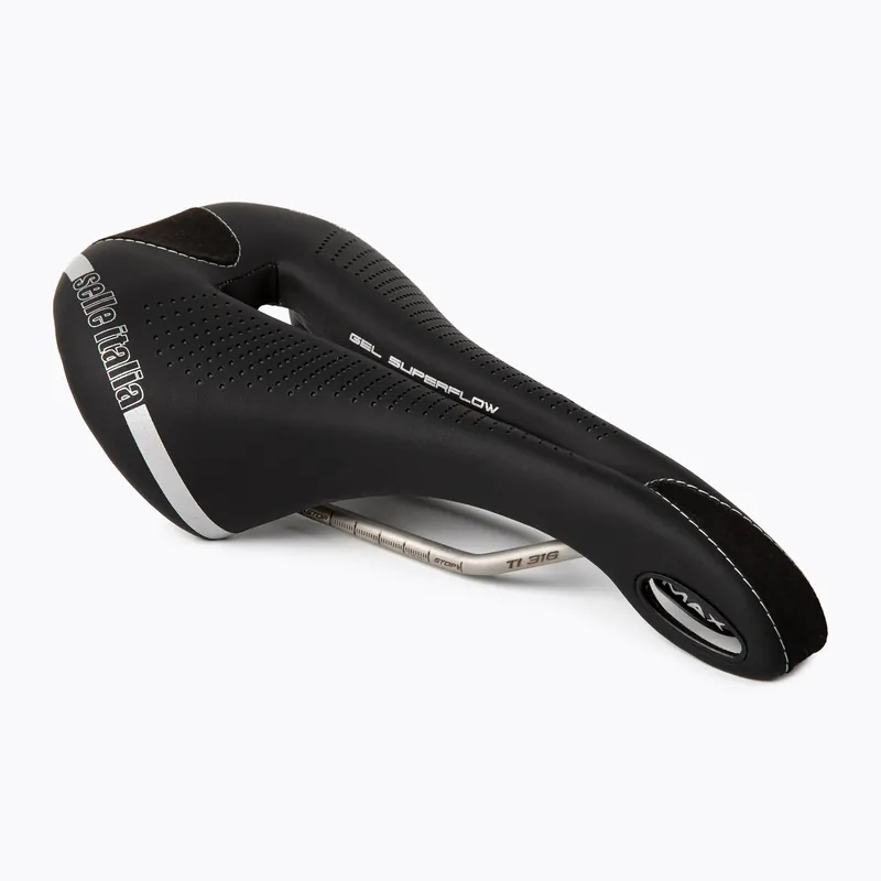 Sedlo na kolo Selle Italia MAX FLITE GEL SUPERFLOW L TI 316 černé SIT-024H901IKC002 Tovární Cena