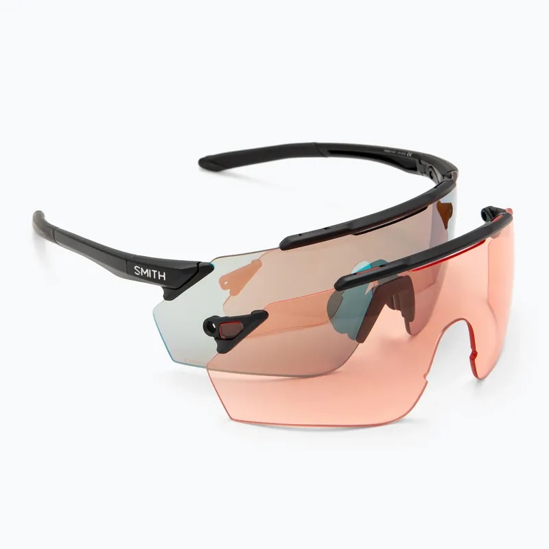 Poslední Šance Sluneční brýle Smith Ruckus PivLock matte black/chrp opal mirror/contrast rose