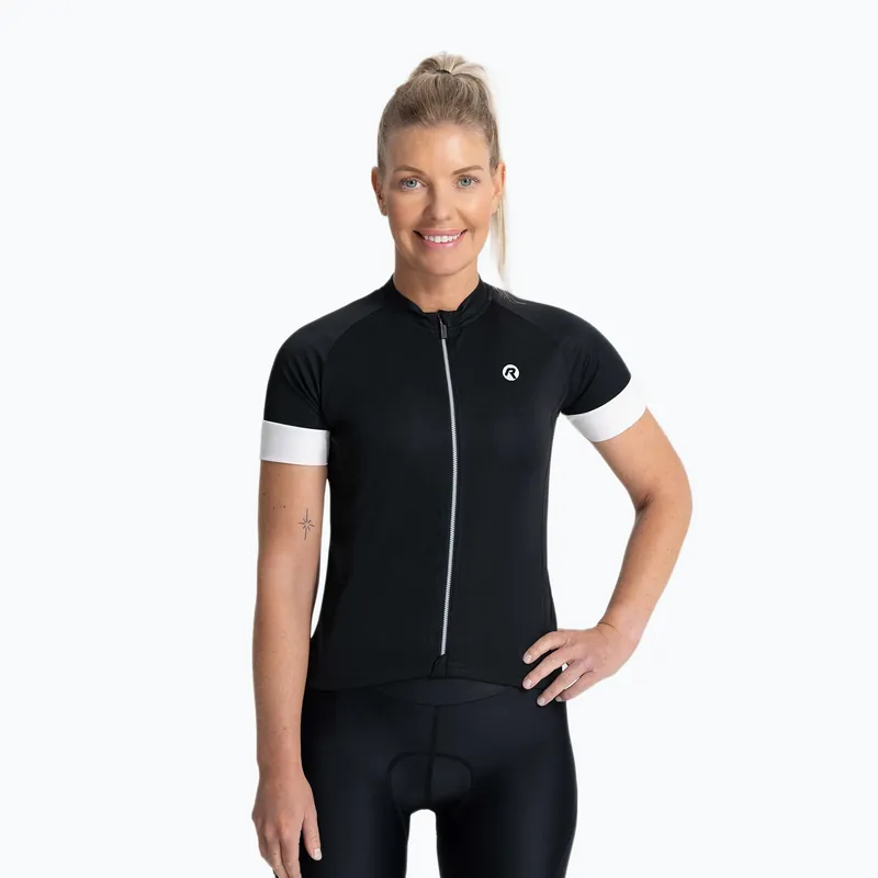 Dámský cyklistický dres Rogelli Modesta black /white Značkový