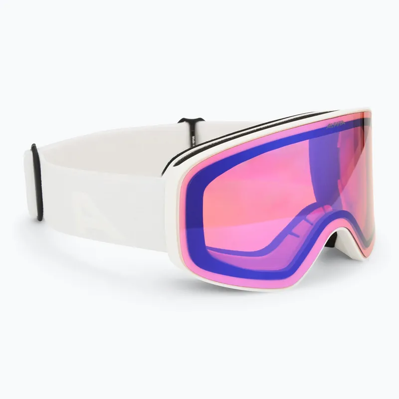 Akční Nabídka Lyžařské brýle Alpina Ladis QM white matt/ blue