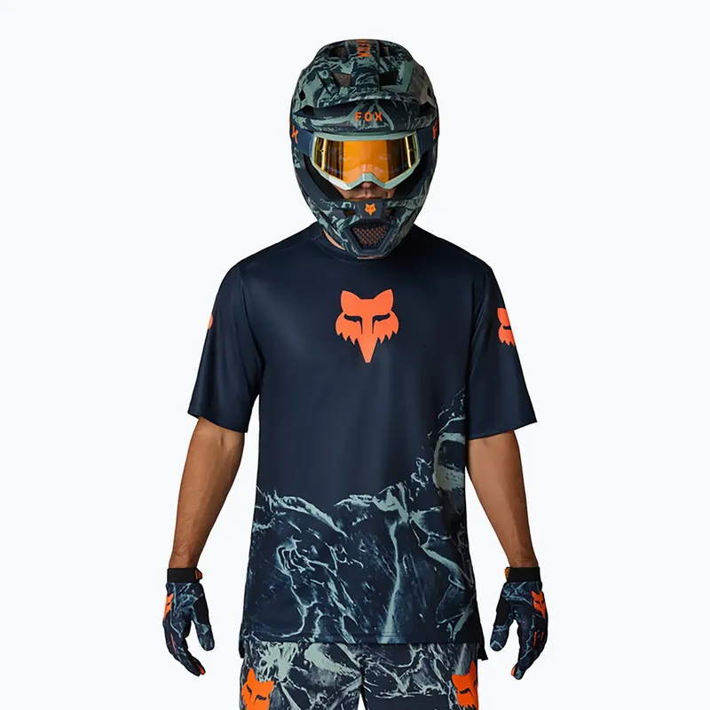 Dětský cyklistický dres Fox Racing Ranger Image Print Jr arctic blue Nová Kolekce