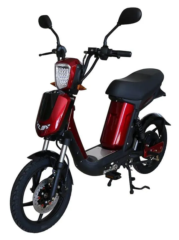 Elektrický motocykl RACCEWAY E-BABETA, vínový-metalíza Přímo Od Výrobce