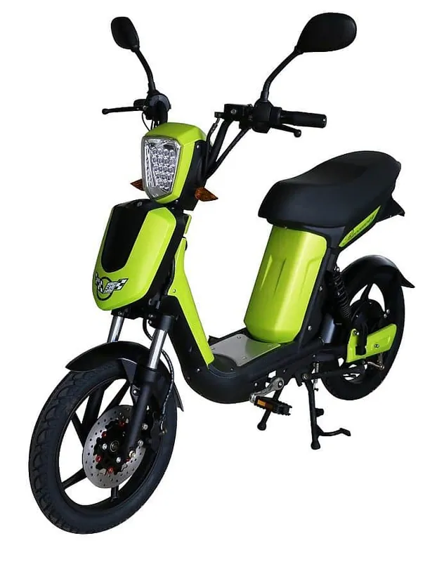 Rychlé Dodání Elektrický motocykl RACCEWAY E-BABETA, zelený-metalíza