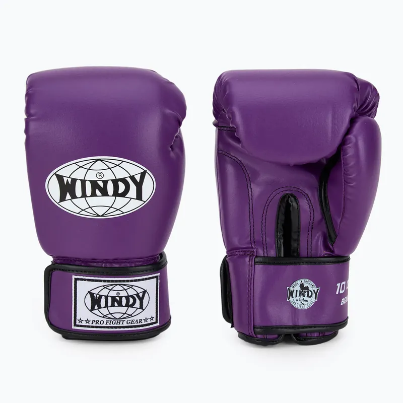 Boxerské rukavice WINDY Classic Synthetic Leather purple Nízká Cena