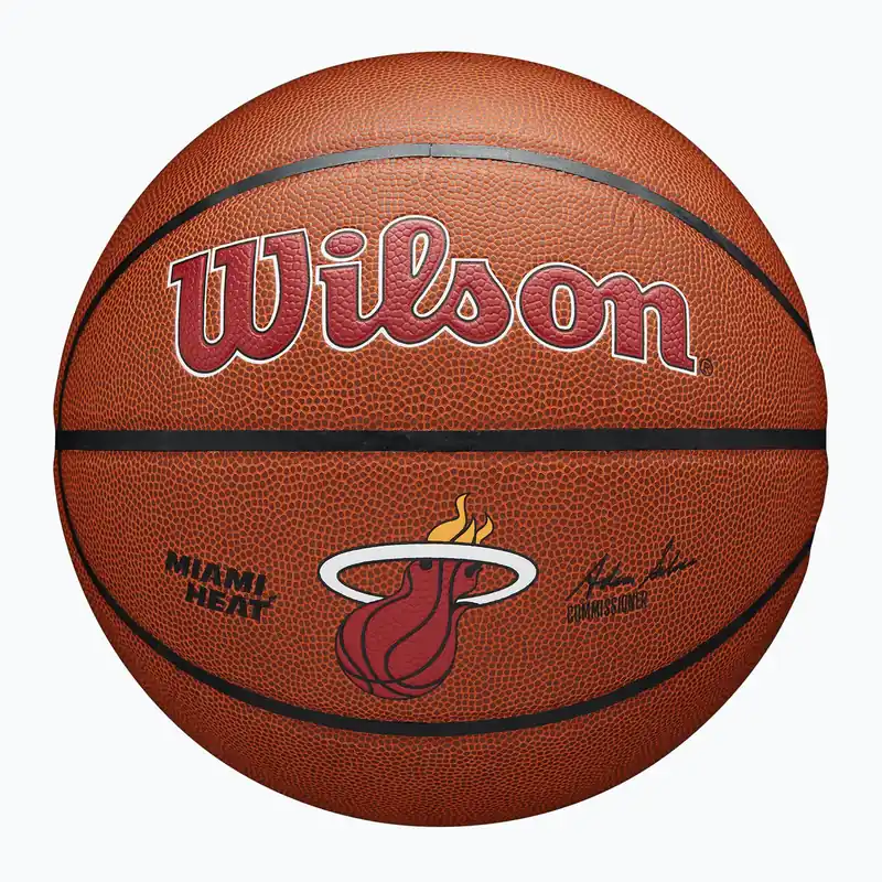 Basketbalový míč Wilson NBA Team Alliance Miami Heat brown velikost 7 Dokud Zásoby Vydrží