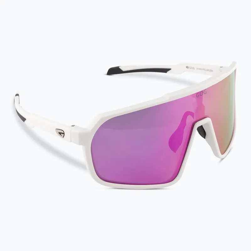 Nová Kolekce Sluneční brýle GOG Okeanos matt white/black/polychromatic purple-green