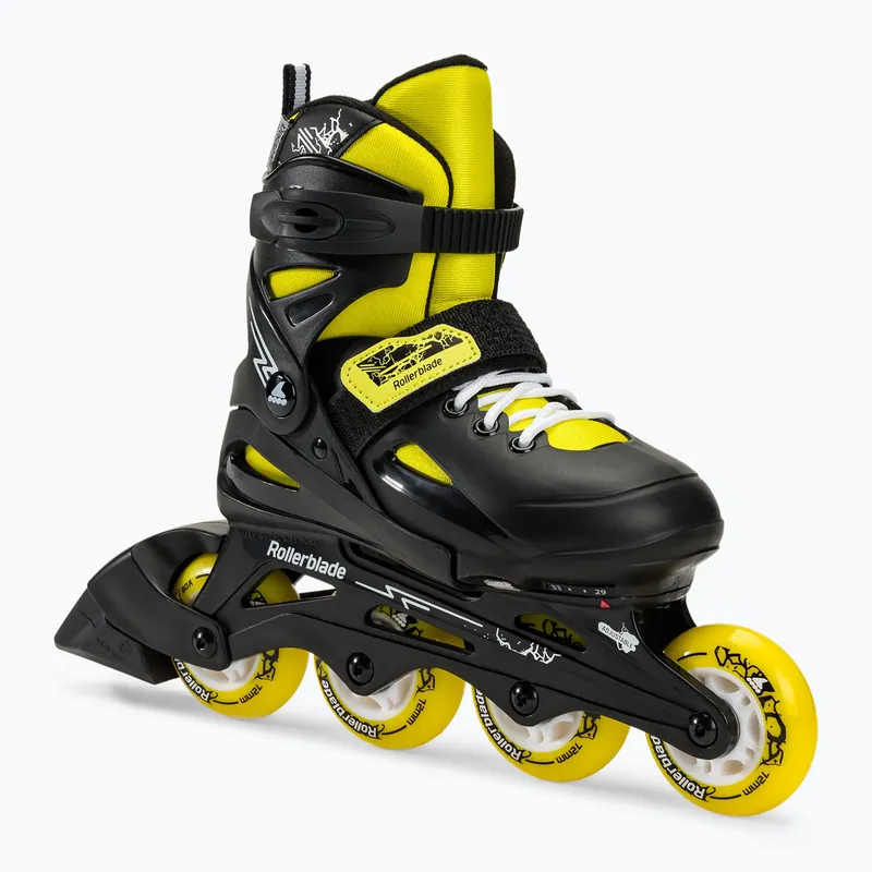 Cenově Výhodný Dětské kolečkové brusle Rollerblade Fury black/yellow