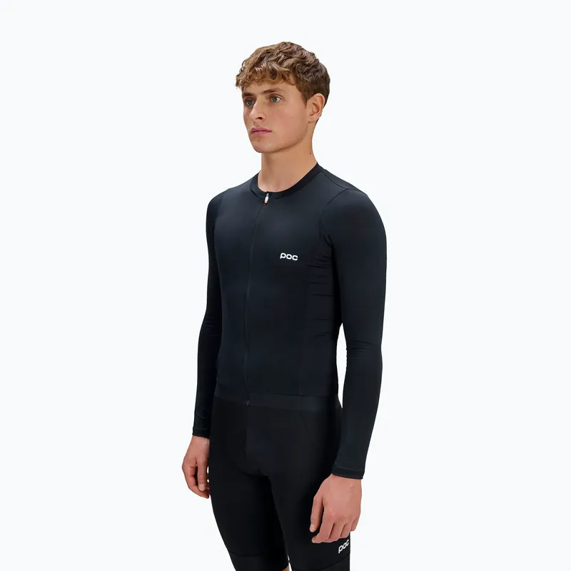 Jen Po Omezenou Doba Pánské cyklistické tričko Longsleeve POC Cadence Jersey uranium black