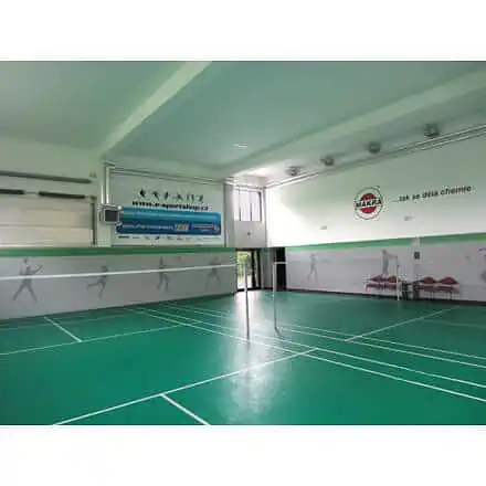 Autentický Trisurface badmintonový kurt, koberec