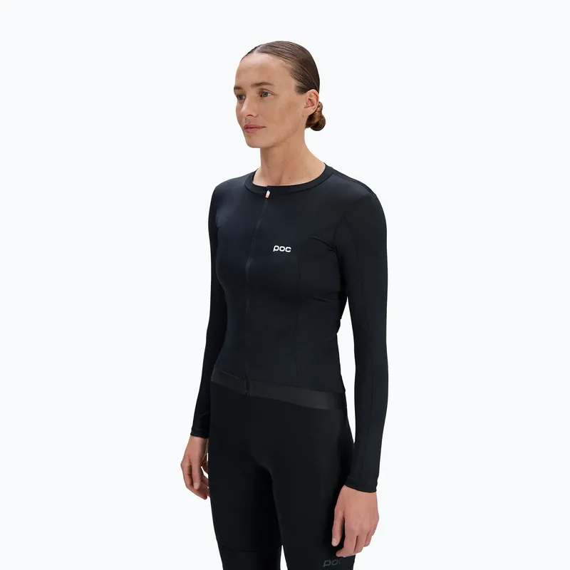 Pánské cyklistické tričko Longsleeve POC Cadence Jersey uranium black Originální