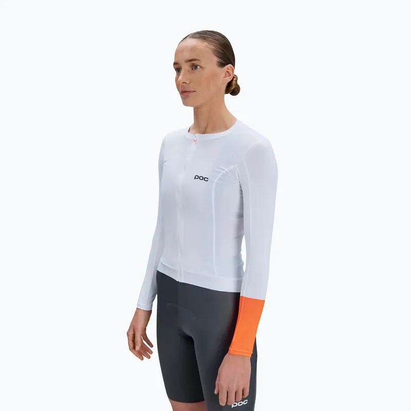 Dámské cyklistické tričko Longsleeve POC Cadence Jersey hydrogen white Nejlepší Cena