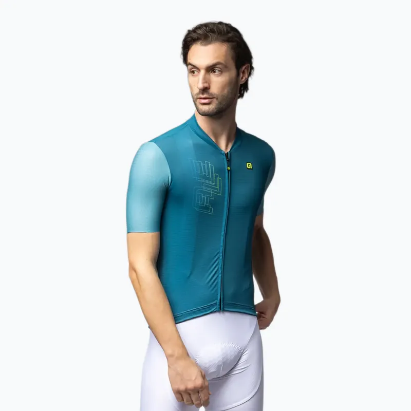 Pánský cyklistický dres Alé Follow Me teal Originální