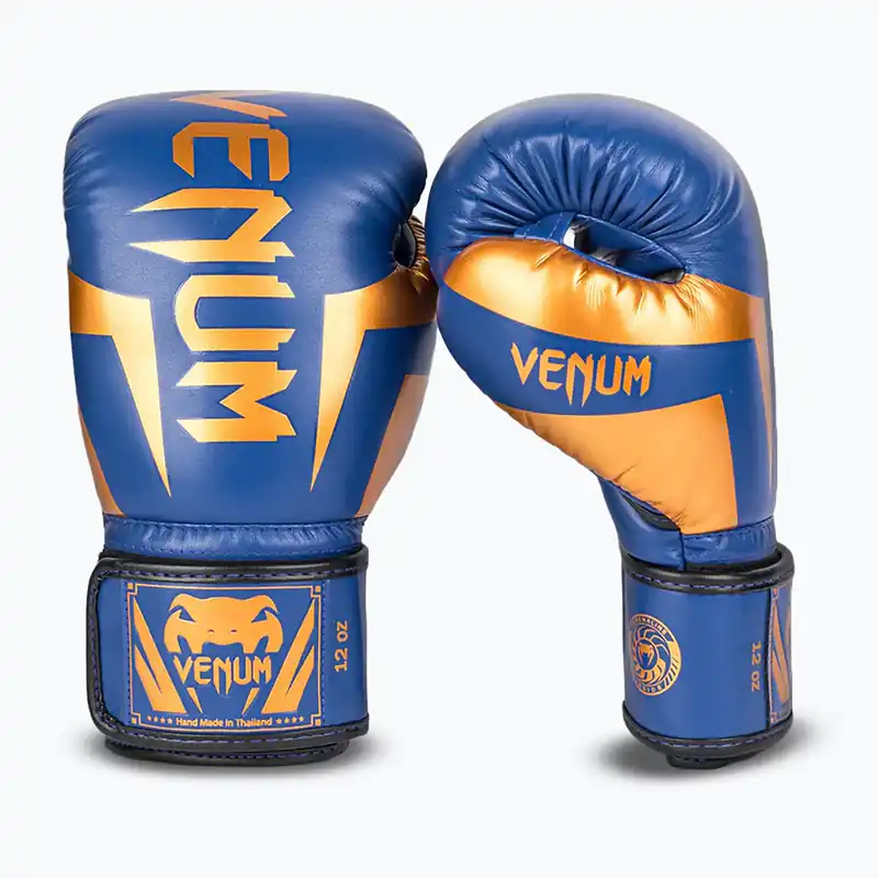 Výprodej Boxerské rukavice Venum Elite blue/black/copper
