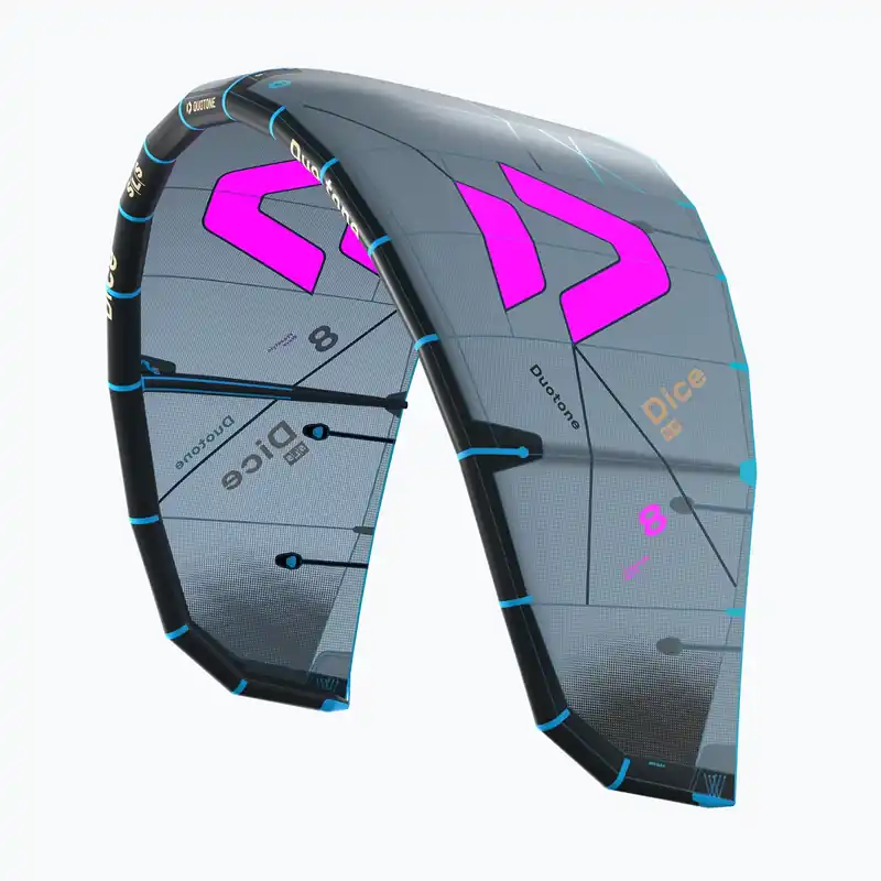 Kitesurfingový drak Duotone Dice SLS dark grey/pink Cenový Hit