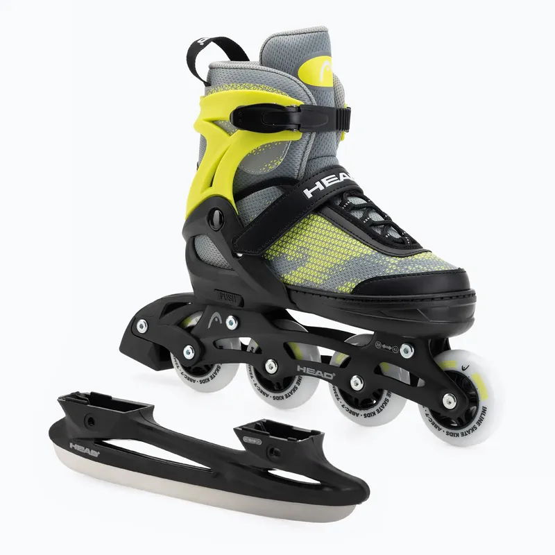 Hit Sezóny Dětské kolečkové brusle HEAD Galaxy 2w1 yellow