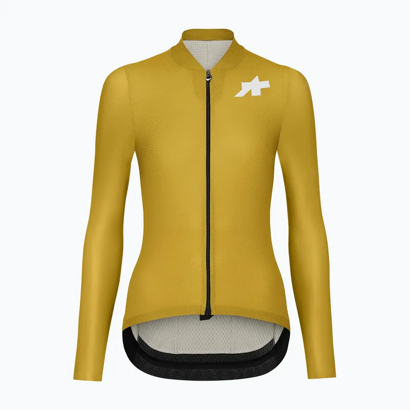 Akce Dámské cyklistické tričko Longsleeve ASSOS Uma GT S11 EVO In golden yellow