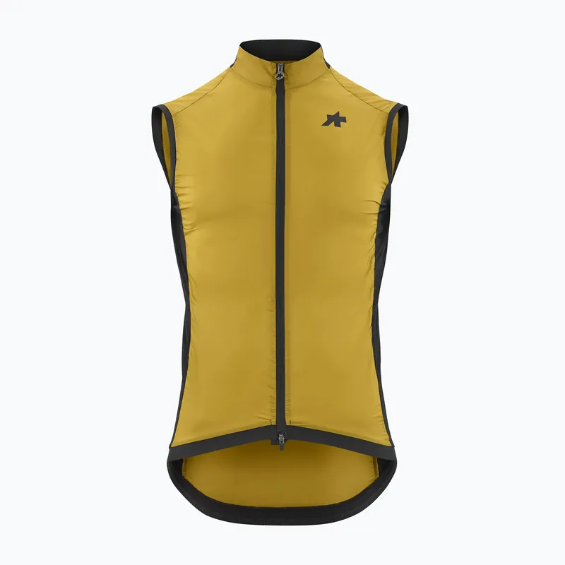 Pánská cyklistická vesta ASSOS Mille GT Wind S11 golden yellow Zlevněný