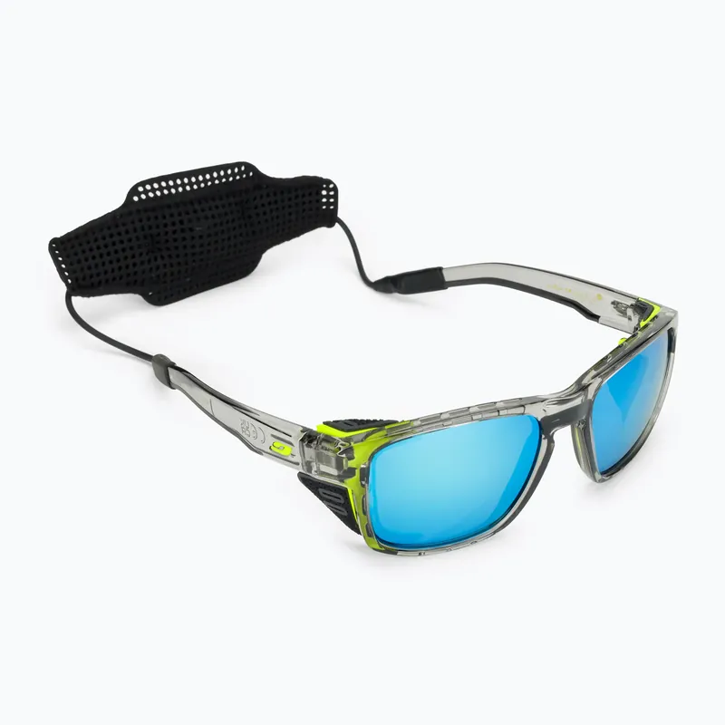 Julbo Shield M Polar 4 Hd black/yellow fluo/capsule ocean master cyklistické brýle Výhodná Nabídka
