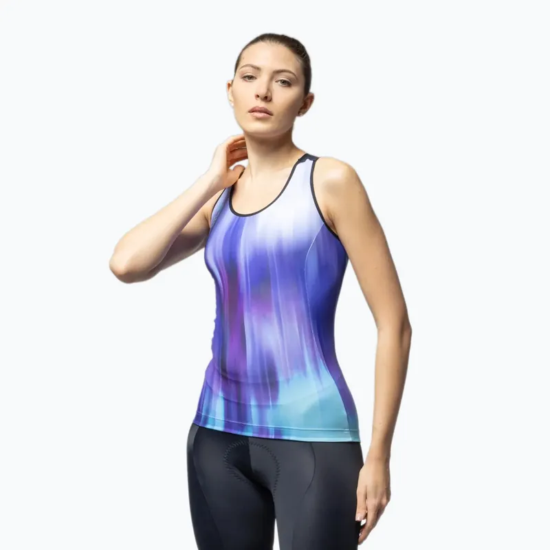 Novinka Dámský cyklistický dres Alé Crazy TT blue combo