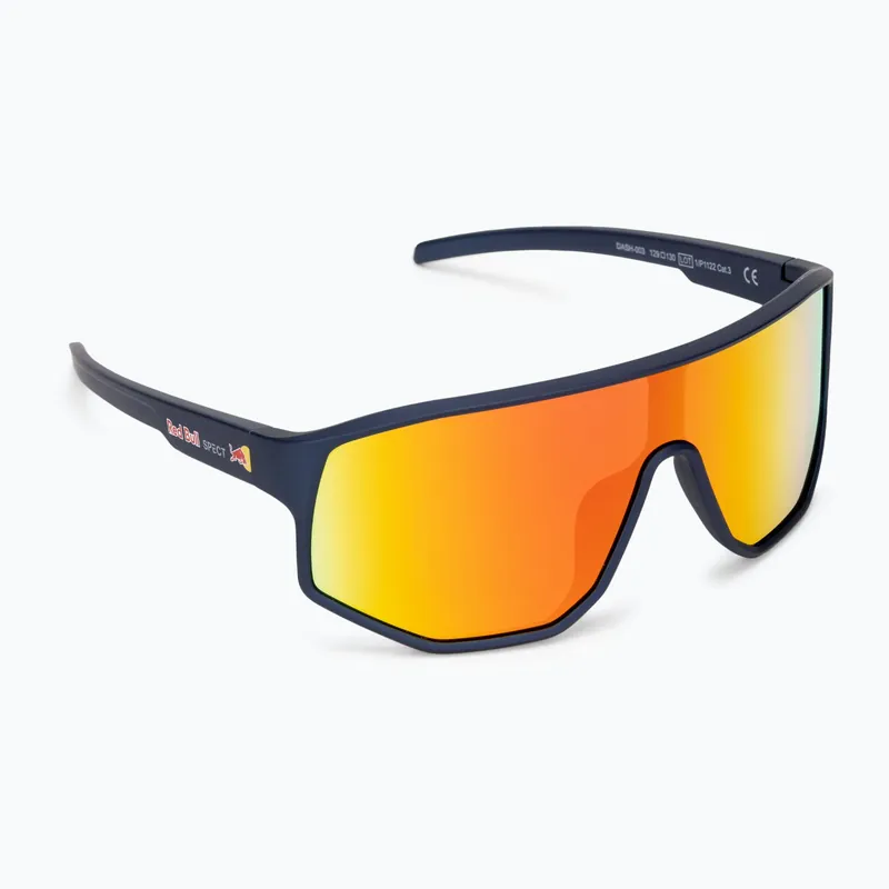 Expresní Doručení Cyklistické brýle Red Bull Spect Dash modré/hnědé s červeným zrcadlem