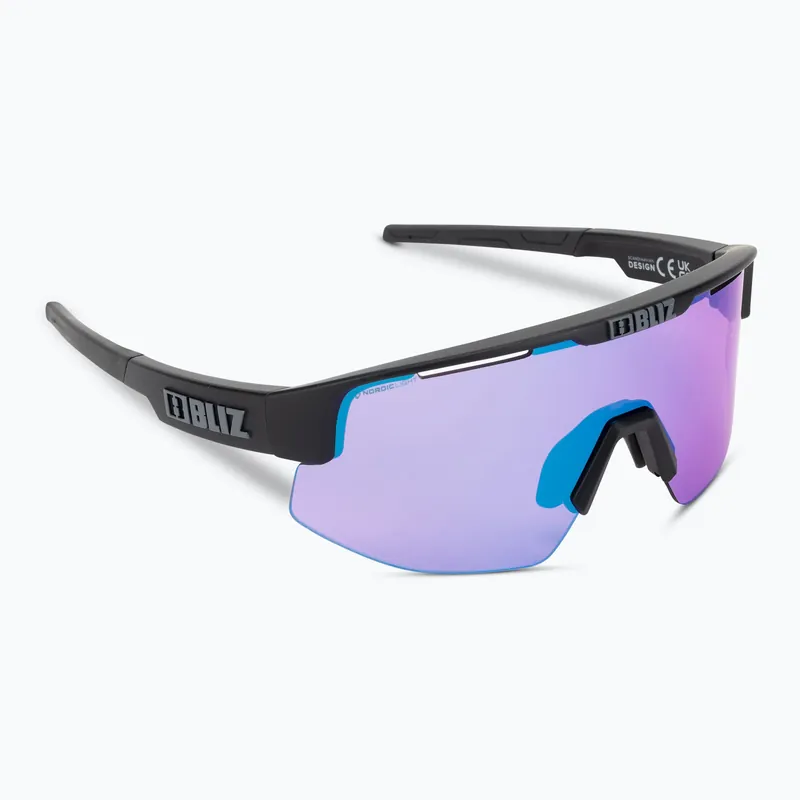 Expresní Doručení Brýle na kolo Bliz Matrix Small Nano Optics Nordic Light S2 matná černá/begonia/fialově modrá multi