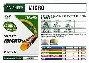 Akce OG Sheep Micro tenisový výplet 200m