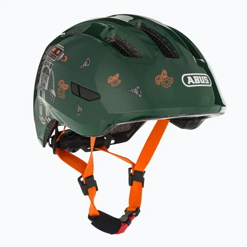 Super Cena Dětská cyklistická helma ABUS Smiley 3.0 green robo