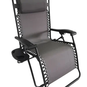 Oblíbený Relaxační polohovatelné lehátko DELUXE Barva šedá DELUXE