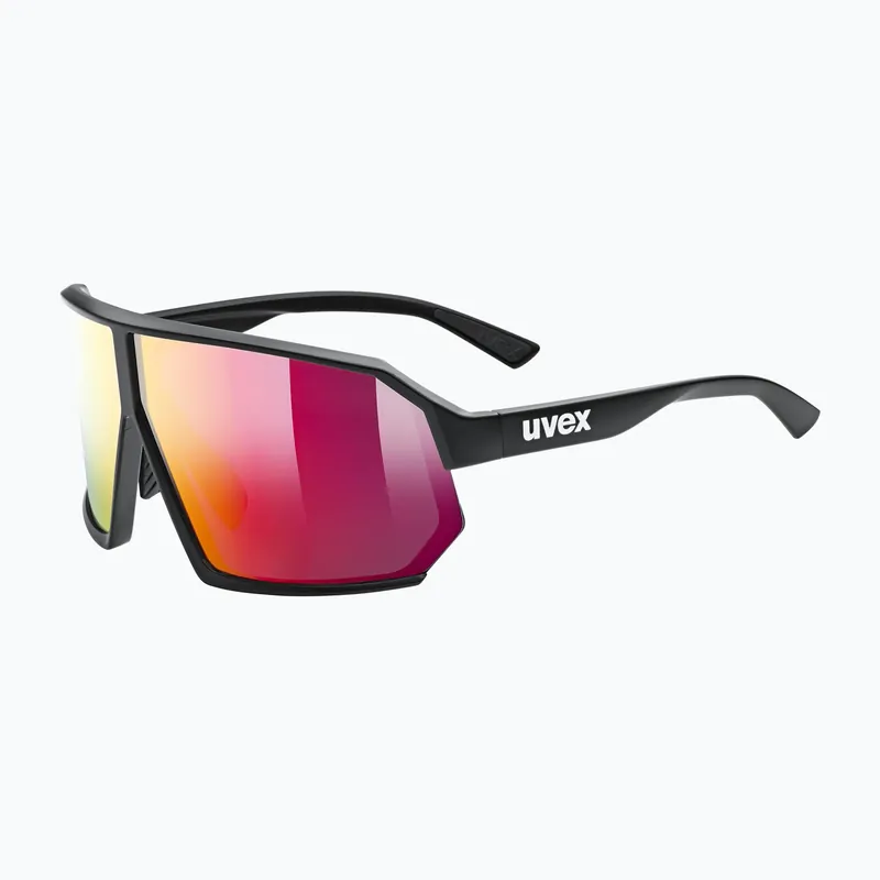 Levný Sluneční brýle UVEX Sportstyle 237 black matt/mirror red