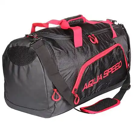 Duffle Bag L sportovní taška černá-červená Speciální Cena