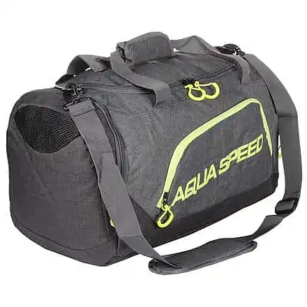 Originální Duffle Bag M sportovní taška šedá-žlutá