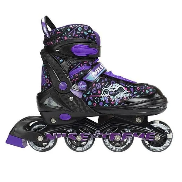 Dětské kolečkové brusle NILS EXTREME NJ 4613 A purple Finální Výprodej