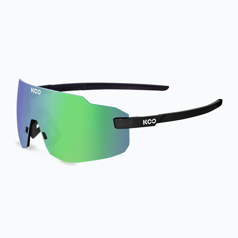 Jen Po Omezenou Doba Sluneční brýle Koo Supernova black matt/green mirror