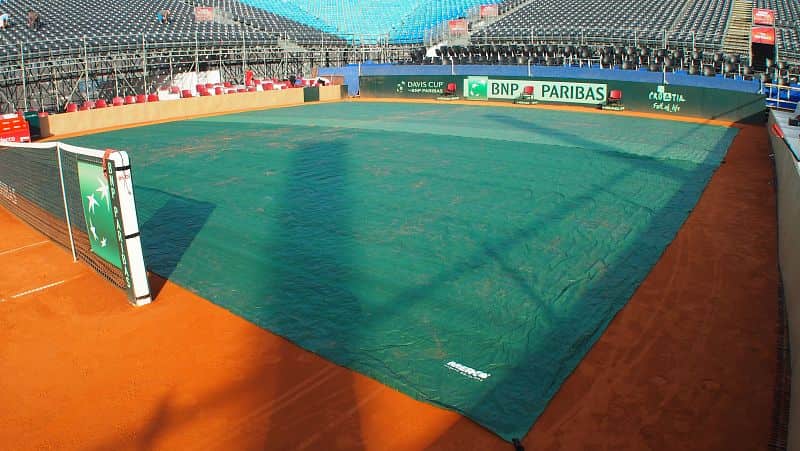 Court Cover krycí plachta na tenisový kurt Jen Po Omezenou Doba