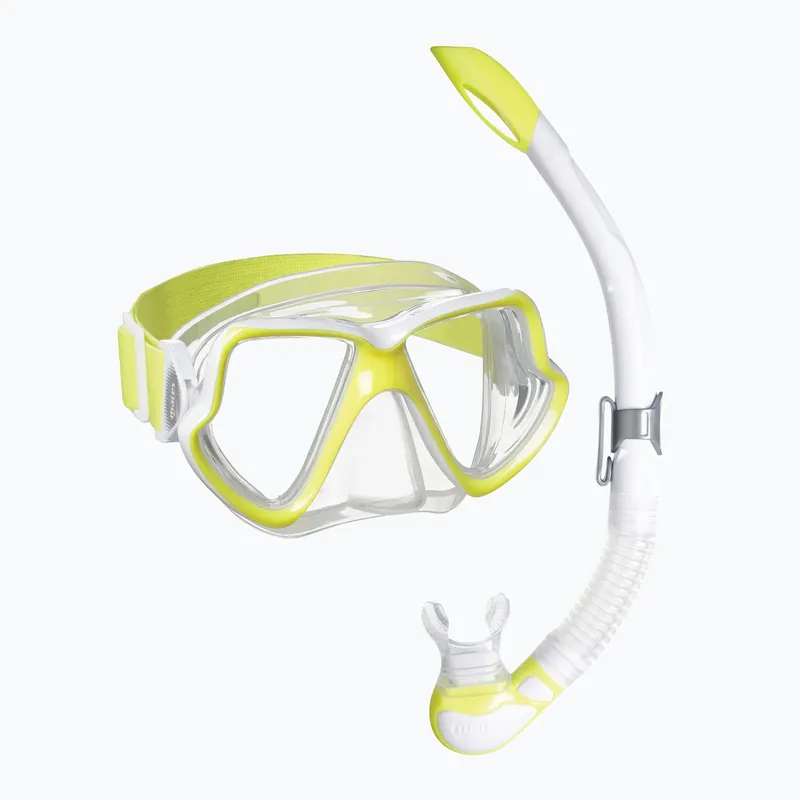 Šnorchlovací sada Mares Combo Wahoo Neon yellow/white/clear 411779SF Jen Po Omezenou Doba