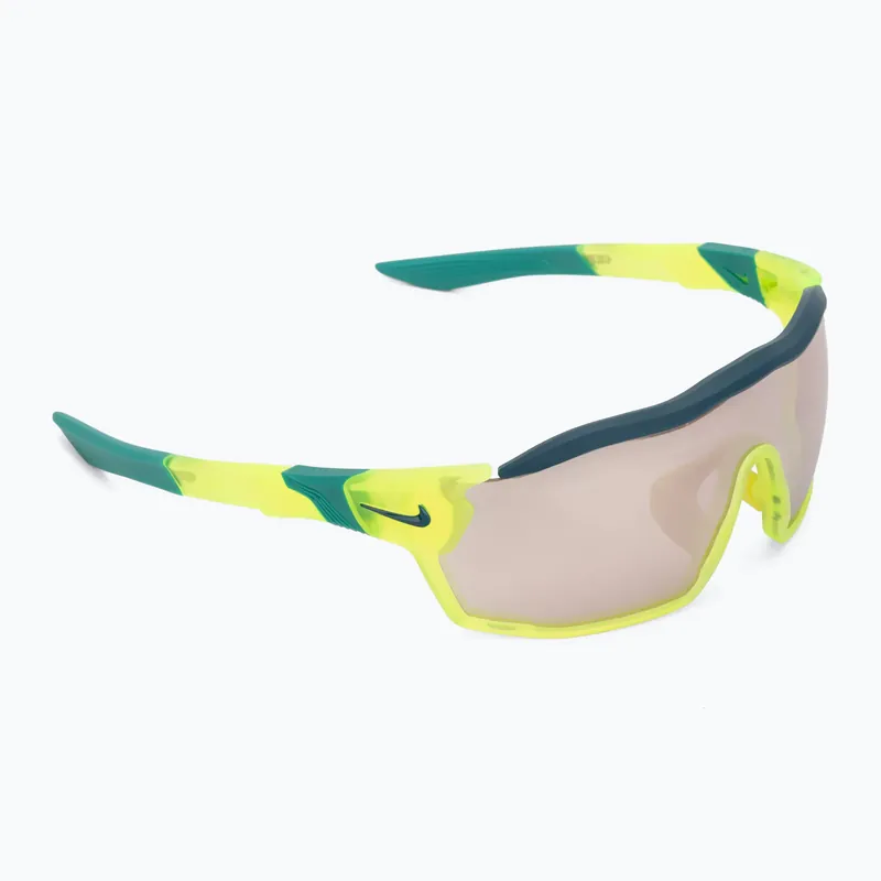 Sluneční brýle Nike Show X Rush matte volt/chrome mirror Oblíbený